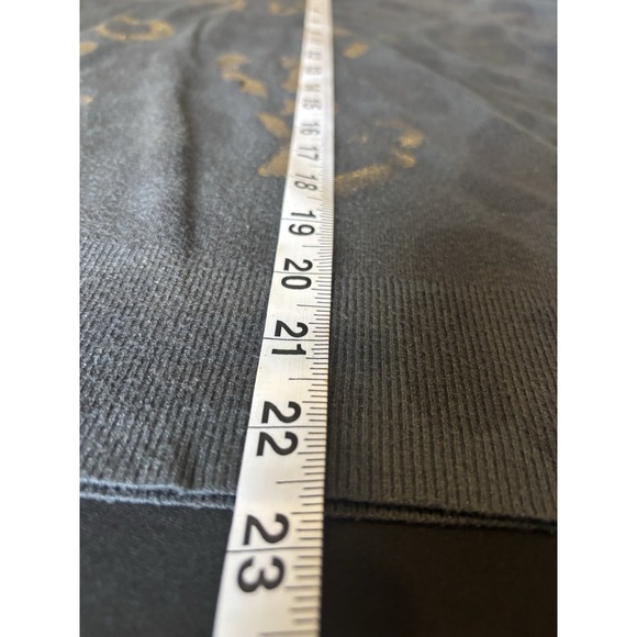 New Collection Hoodie Women's Gray Leopard Print with Gold Foil Accents & Gilt - Picture 15 of 16